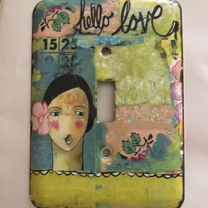 Decorative switch plate